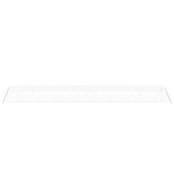 Serre avec cadre en acier blanc 72 m² 18x4x2 m