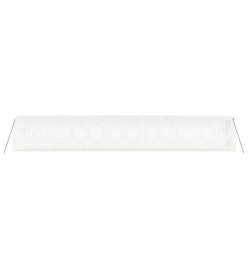 Serre avec cadre en acier blanc 24 m² 12x2x2 m