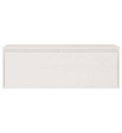 Meubles TV 2 pcs Blanc Bois massif de pin