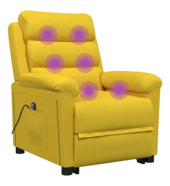 Fauteuil de massage Jaune Velours