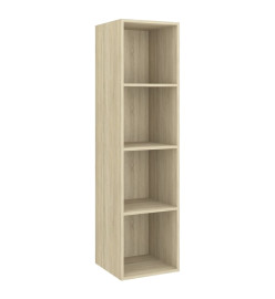 Ensemble de meubles TV 4 pcs Chêne sonoma Bois d'ingénierie