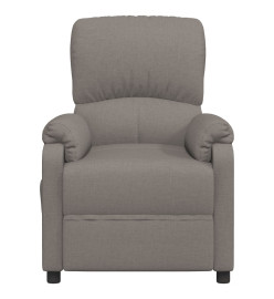 Fauteuil électrique de massage Taupe Tissu