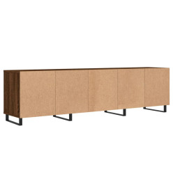 Meuble TV chêne marron 150x30x44,5 cm bois d'ingénierie