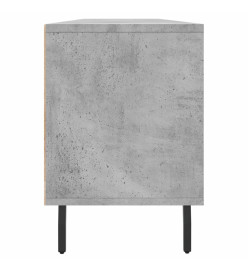 Meuble TV gris béton 150x30x44,5 cm bois d'ingénierie