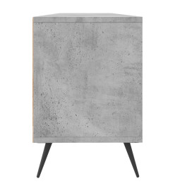 Meuble TV gris béton 150x30x44,5 cm bois d'ingénierie