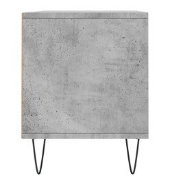 Meuble TV gris béton 100x34,5x44,5 cm bois d'ingénierie