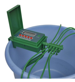 Système d'irrigation automatique avec arroseur et minuterie