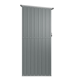 Abri de jardin Gris 180,5x97x209,5 cm Acier galvanisé