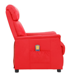 Fauteuil de massage Rouge Similicuir