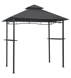 Belvédère de barbecue 240x150x255 cm Anthracite Acier