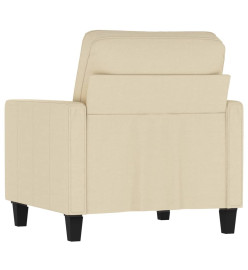 Fauteuil Crème 60 cm Tissu