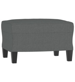 Ensemble de canapés 3 pcs avec coussins Gris foncé Tissu