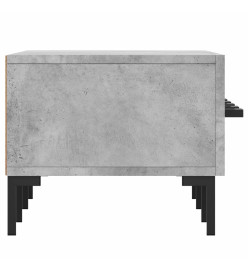 Meuble TV gris béton 150x36x30 cm bois d'ingénierie