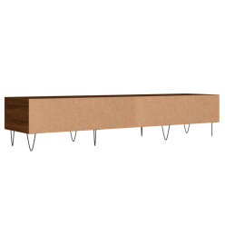 Meuble TV chêne marron 150x36x30 cm bois d'ingénierie