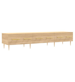 Meuble TV chêne sonoma 150x36x30 cm bois d'ingénierie