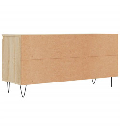 Meuble TV chêne sonoma 104x35x50 cm bois d'ingénierie