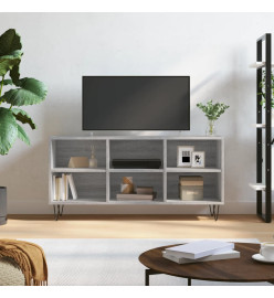 Meuble TV sonoma gris 103,5x30x50 cm bois d'ingénierie