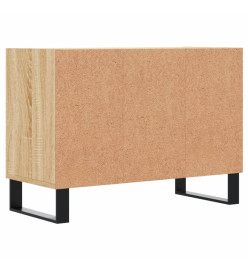 Meuble TV chêne sonoma 69,5 x 30 x 50 cm bois d'ingénierie