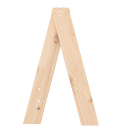 Tabourets lot de 2 40x40x60 cm bois massif de pin