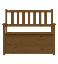 Banc Marron miel 112,5x51,5x96,5 cm Bois de pin massif