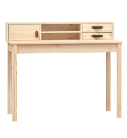 Bureau 110x50x93 cm Bois massif de pin