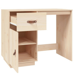 Bureau 95x50x75 cm Bois massif de pin