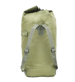 Sac de sport style militaire 85 L Vert olive