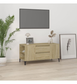 Meuble TV Chêne sonoma 102x44,5x50 cm Bois d'ingénierie