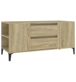 Meuble TV Chêne sonoma 102x44,5x50 cm Bois d'ingénierie