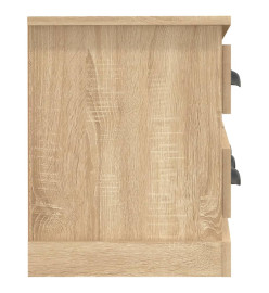 Meuble TV chêne sonoma 100x35,5x45 cm bois d'ingénierie