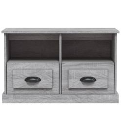 Meuble TV sonoma gris 80x35x50 cm bois d'ingénierie