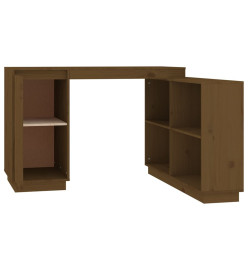 Bureau Marron miel 110x50x75 cm Bois massif de pin