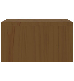 Support de moniteur Marron miel 50x27x15 cm Bois de pin solide