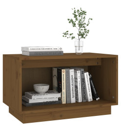 Meuble TV Marron miel 60x35x35 cm Bois de pin massif