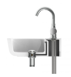 EISL Mitigeur de lavabo FUTURA basse pression chrome