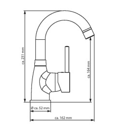 EISL Mitigeur de lavabo FUTURA basse pression chrome