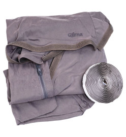 Qlima Kit de montage de fenêtre pour climatiseur portable WKR 01 Gris