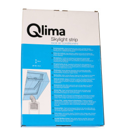 Qlima Kit de montage de fenêtre pour climatiseur portable WKR 01 Gris