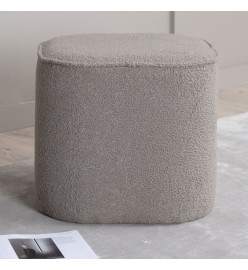 Venture Home Pouf Piff 44x44x41 cm Teddy Gris