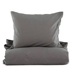 Venture Home Ensemble de lit Joar 200x150 cm Coton Gris foncé