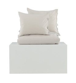 Venture Home Ensemble de lit Jenna 220x240 cm Coton Sable