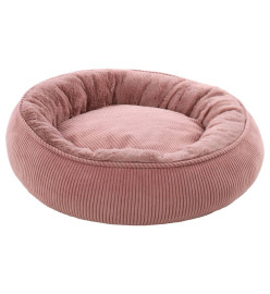 FLAMINGO Lit pour chien fermeture éclair Colette Rond 46 cm Rose