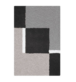 Kleine Wolke Tapis de bain Dakota Platinum 55x65 cm Gris et noir