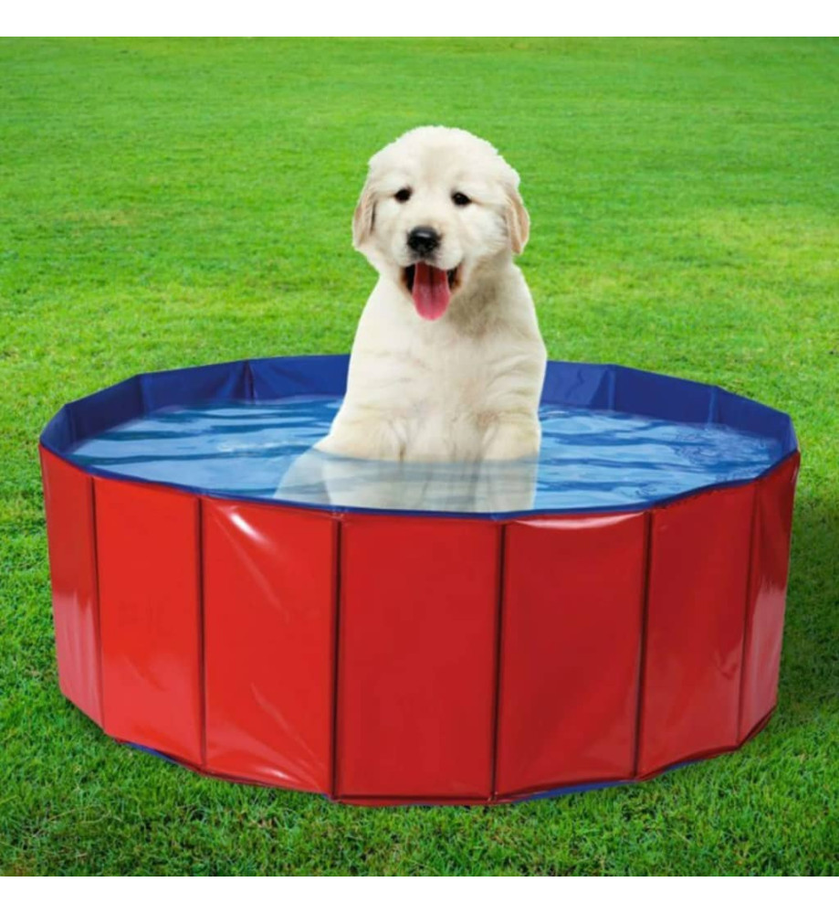 Pets Collection Piscine pliable pour animaux de compagnie 80x30 cm