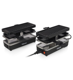 Tristar Gril à raclette 4 personnes RA-2742 800 W 23,8x10,4 cm Noir