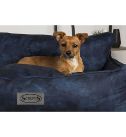 Scruffs & Tramps Lit pour chien Kensington L 90x70 cm Bleu marine