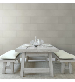 Grosfillex Carreau revêtement mural Gx Wall+ 11 pcs 30x60cm Gris clair