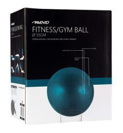 Avento Ballon de fitness/d'exercice Diamètre 55 cm Bleu