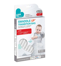 Love to Dream Couverture bébé Swaddle Up Transition Bag Lite L Blanc