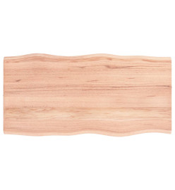 Dessus de table bois chêne massif traité bordure assortie